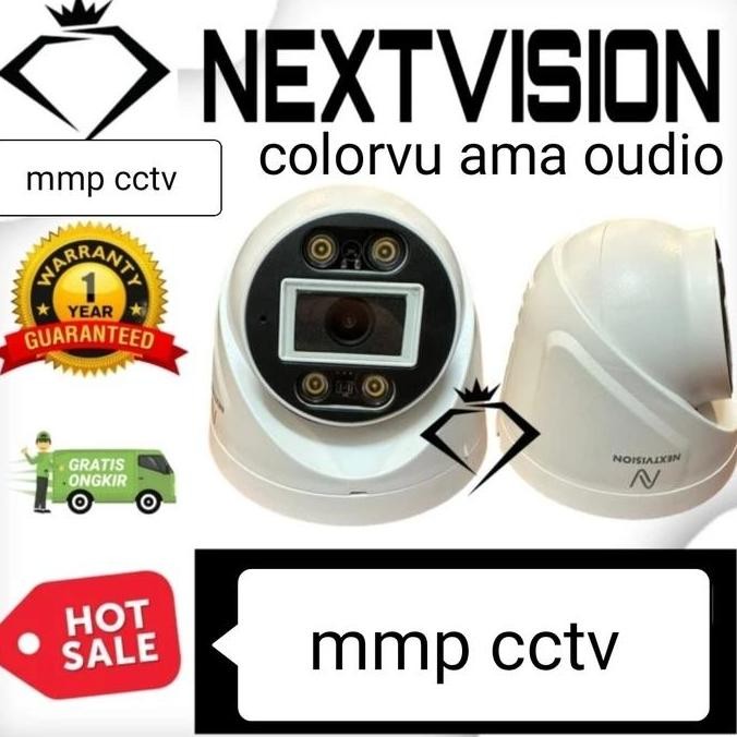 Tersedia Kamera CCTV Indoor/Outdoor AHD 5MP ColorVu Audio CCTV Full Color