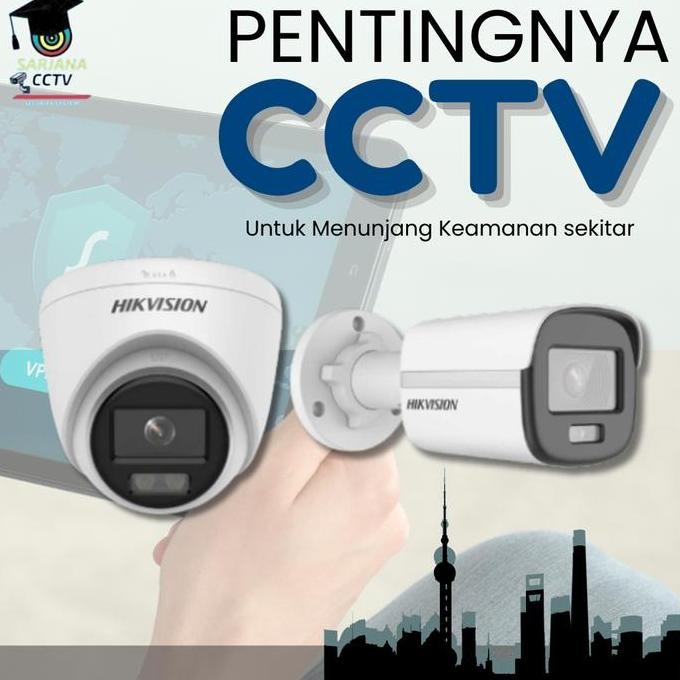 Tersedia PAKET PASANG CCTV 1 KAMERA SARJANA CCTV