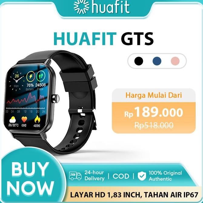 Promo Price Huafit Smart Watch Gts Smart Watch Pria Smart Watch Wanita Smart Watch Android Aolon Sma