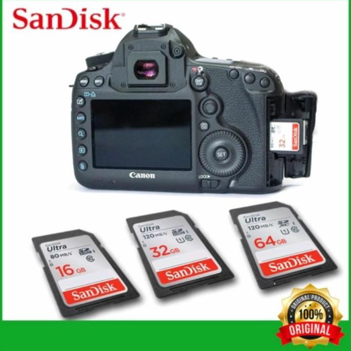 TERMURAH - Kartu Memori Memory Kamera DSLR SDHC SD CARD 16GB 32GB 64GB 128GB ORI