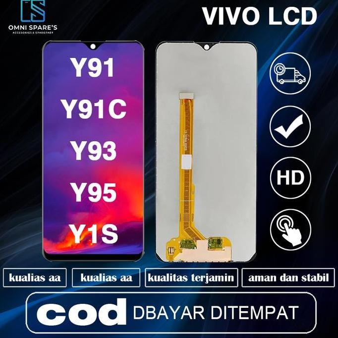 Ori Lcd + Touchscreen Vivo Y91 / Y91C / Y93 / Y95 / Y1S Original