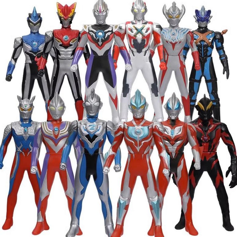 Mainan Ultraman Bahan Karet 23CM Action Figure