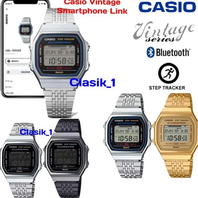 Promo Original 100% Casio Abl-100We-1Adf Jam Tangan Digital Vintage Abl100 Abl-100We-1A Abl-100Wegg-