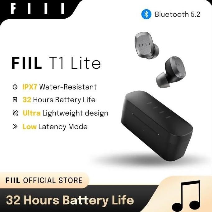 TERLARIS - Fiil T1 Lite ENC TWS Earphone Earbud Bluetooth 5.2 Gaming IPX7