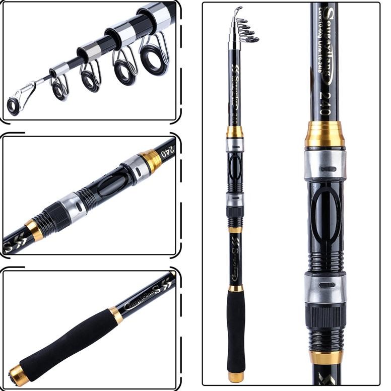 Sougayilang 180-330cm Joran Full Set Pancingan 1000-6000 Reel Pancingan Set Lengkap Joran Set