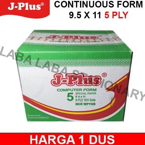 

TERMURAH - Continuous Form JPlus Rangkap 5