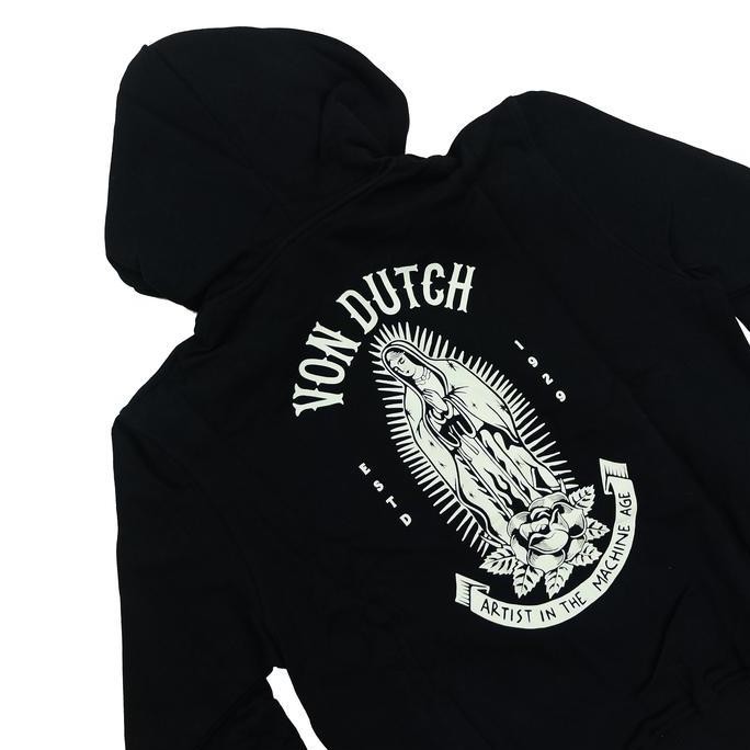 Von Dutch Zipper Hoodie 1364 Black