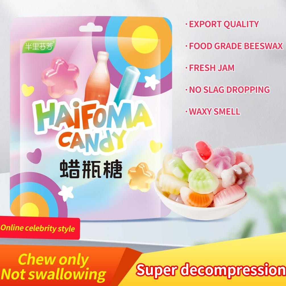 

Halfoma Wax Bottle Candy Cute Shape Homemade & Halal Food - 32Pcs/Pack