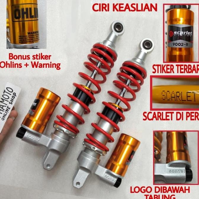 Shock scarlet nmax tabung bawah klik