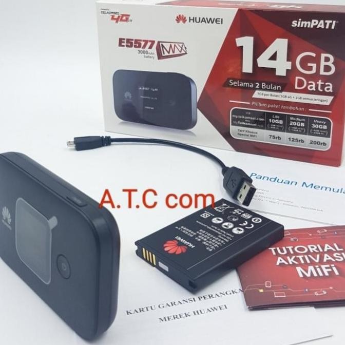 Baterai bolt Max 2 E5577 e5573 xlgo Max2 HB824666RBC 100% Original