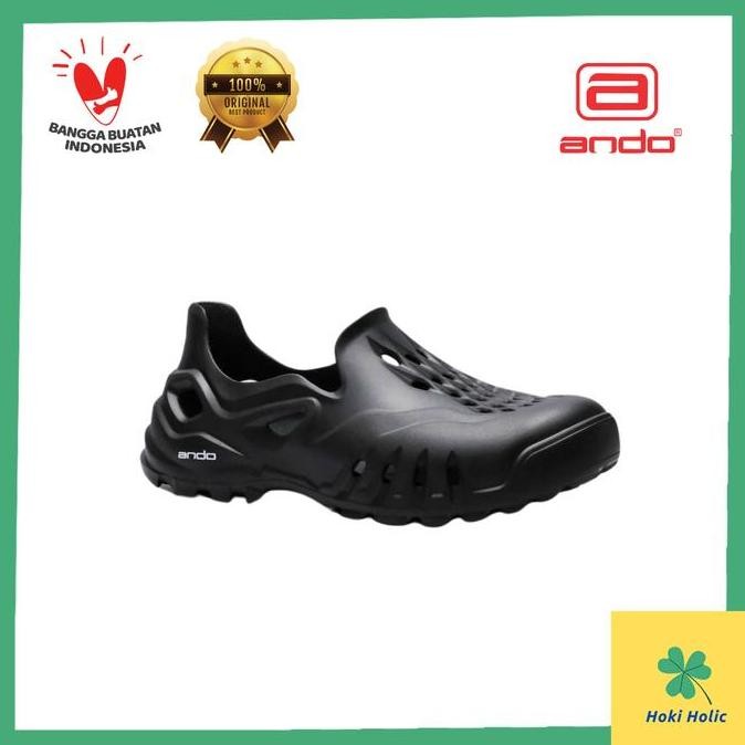 Tersedia Ando Maestro Slip On Karet Pria 40-44 - Sepatu  Slip On Ando Original