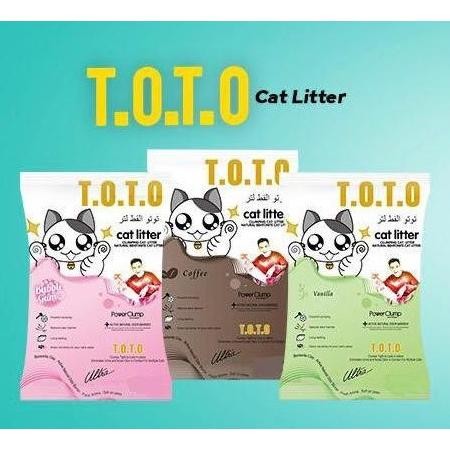 Pasir Toto 25L Pasir Kucing Wangi Gumpal Toto 25