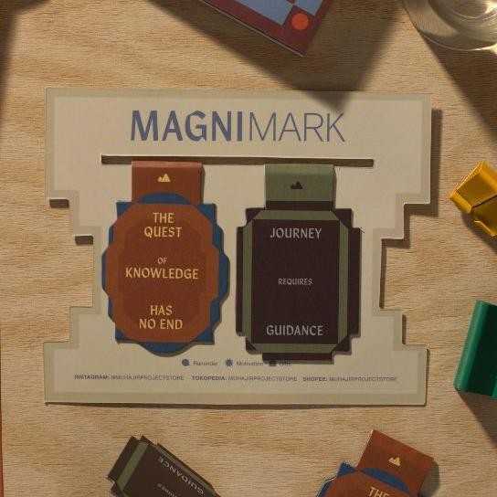 

Magni - Magnetic Bookmark - Pembatas buku magnet AST