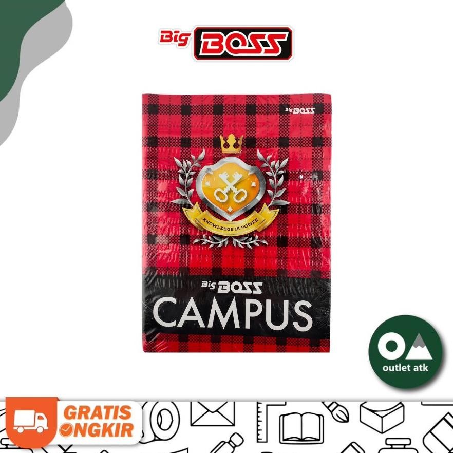 

Buku Tulis Campus Boxy SIDU Big Boss 50 Lembar Isi 10 per pack AST