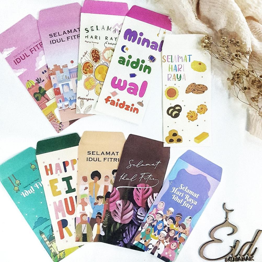 

AMPLOP LEBARAN ( ISI 30 PCS ) ANGPAO LEBARAN UNIK AESTETHIC MURAH AST