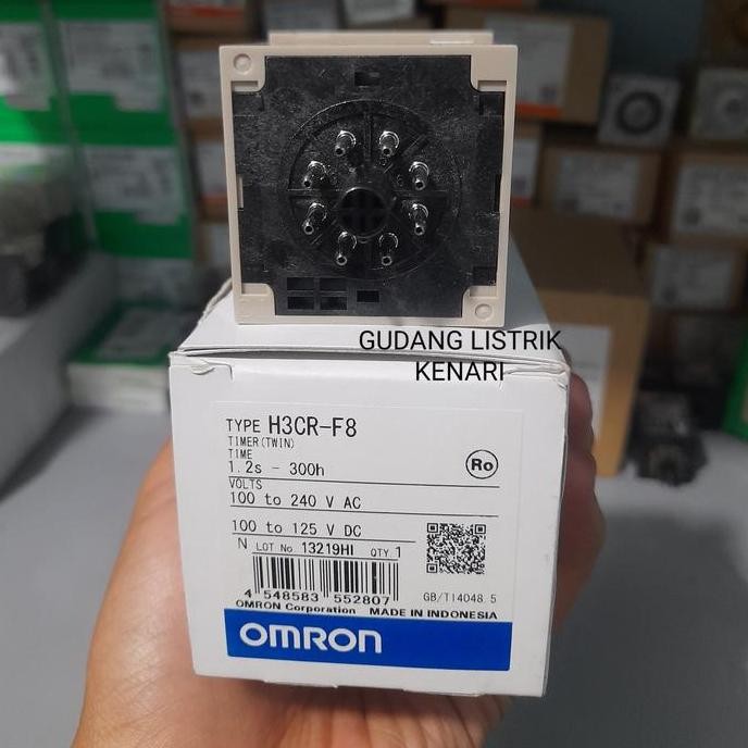 Murah Timer Omron H3Cr-F8 + Socket