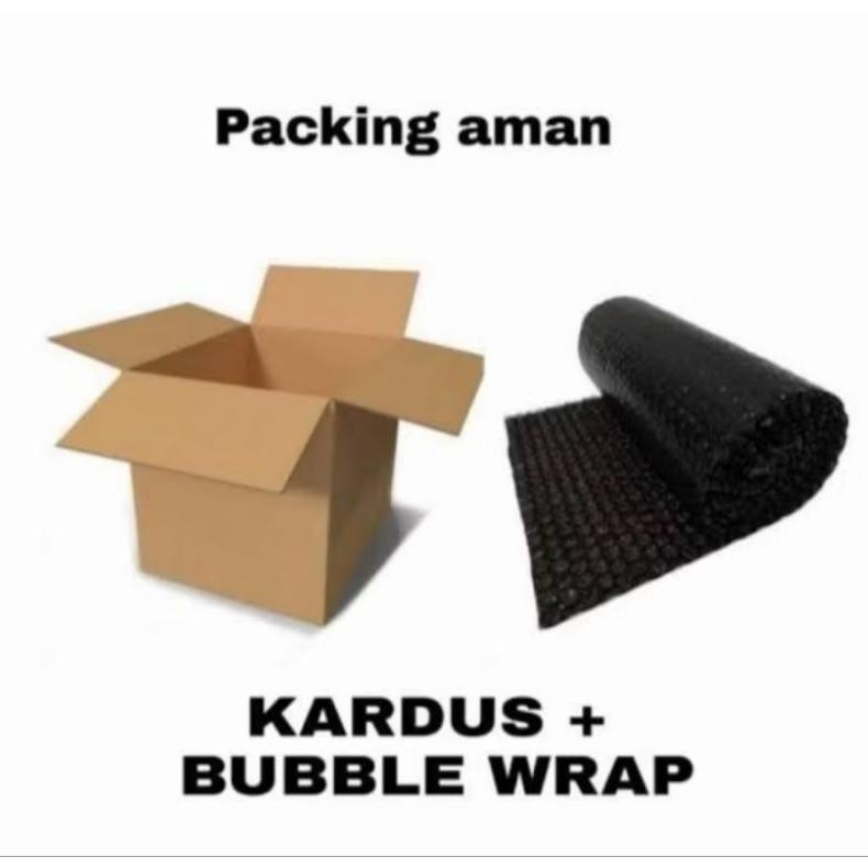 

EXTRA KARDUS & BUBBLE WRAP PENAMBAH PACKING AGAR LEBIH AMAN AST
