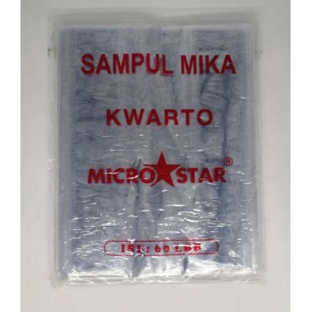 

(60 lembar) Sampul Mika Kuarto Merk Microstar AST