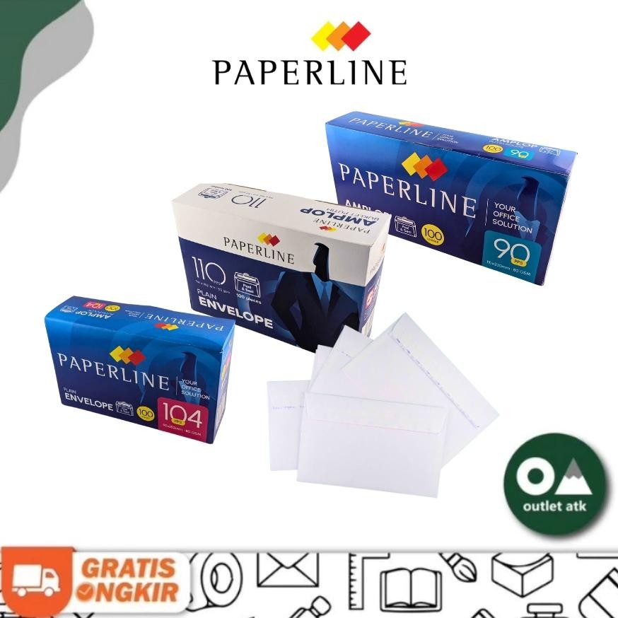 

Amplop Polos Tanggung 110 Paperline PPS isi 100 AST
