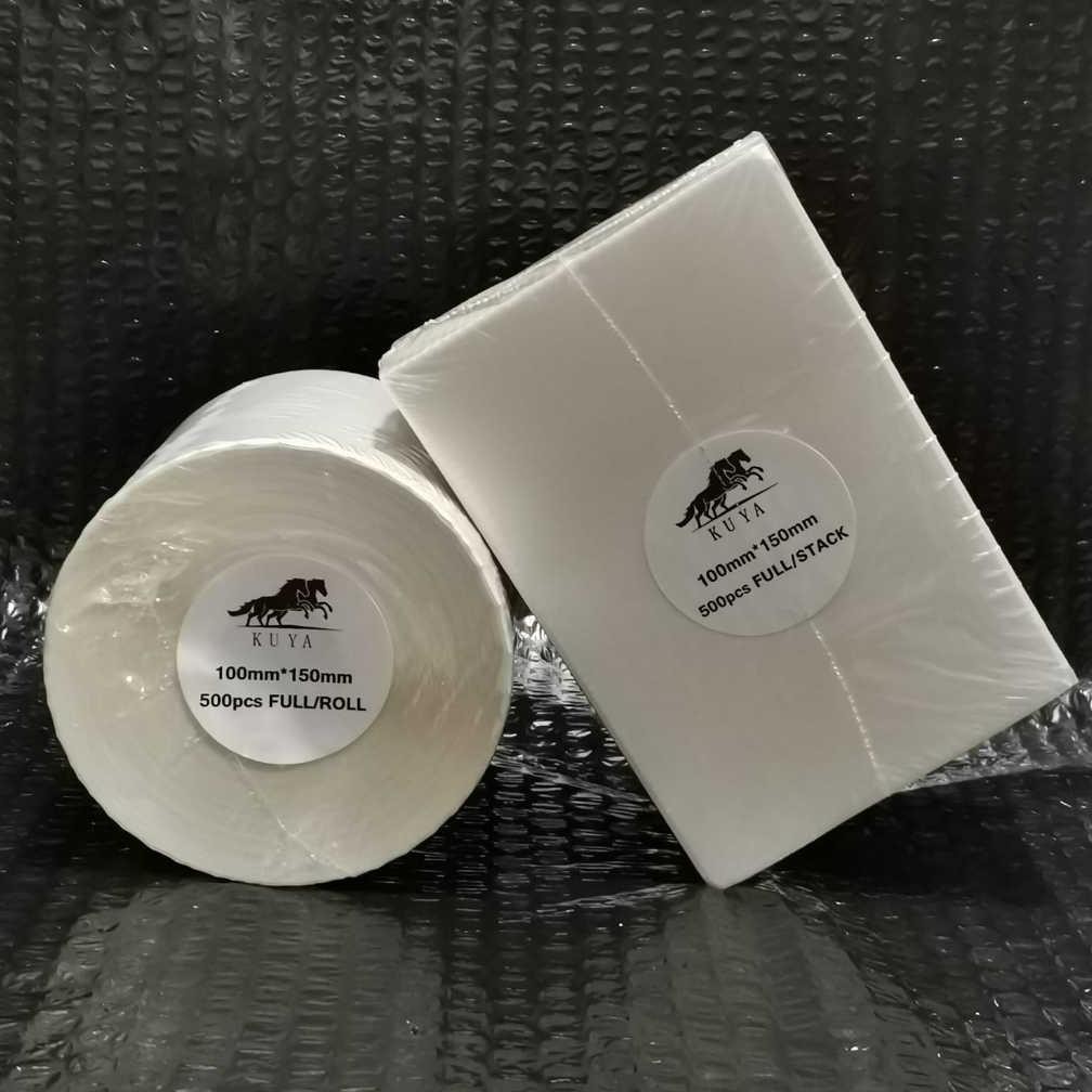 

Kertas Thermal 100x150 500 Pcs KUYA (Roll/Lipat) AST