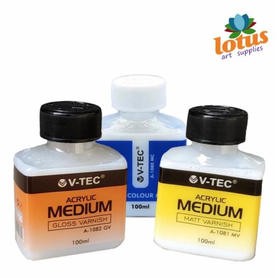 

V-TEC Acrylic Medium Varnish Gloss / Matte 100ml AST