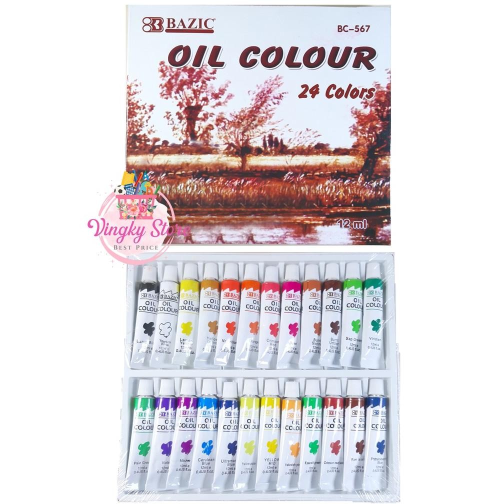 

Cat Minyak Bazic 24 warna 12ml AST