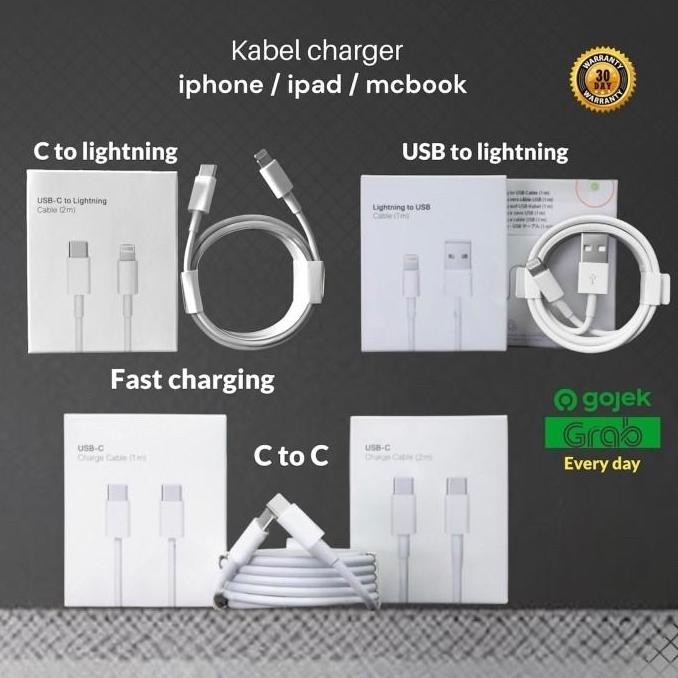 Kabel Iphone Kabel Data Iphone Original 100%Kabel Charger Iphone Fast Charging