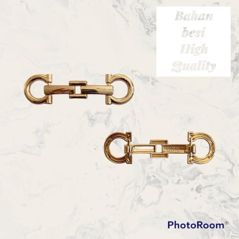 NEW VARIASI AKSESORIS GESPER SANDAL SEPATU RT-8333 BESI PLASTIK TAS