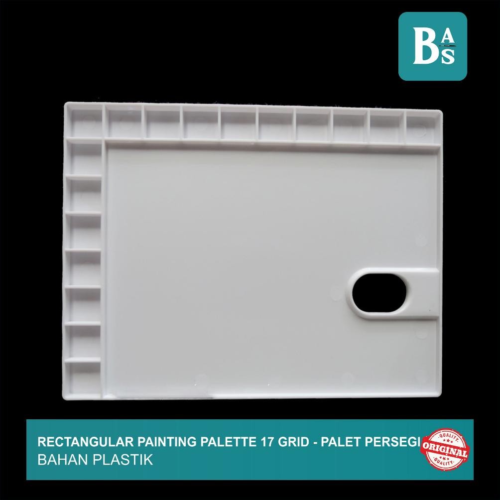 

Bali Art Supplies - Palet Plastik Rectangle Paint BV111 AST