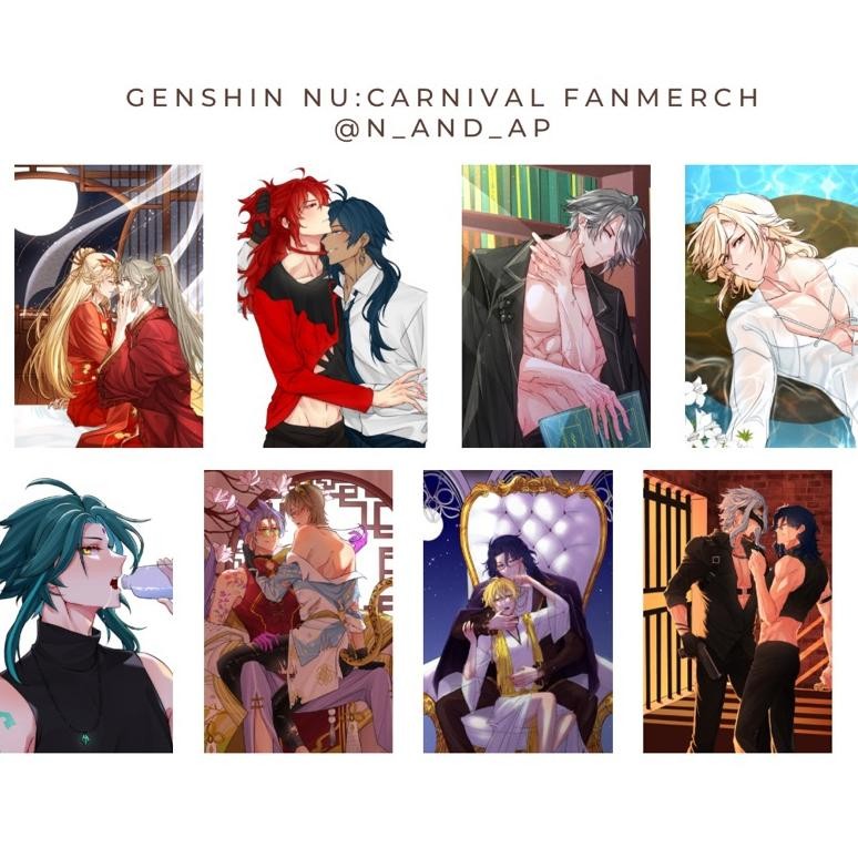 

FANMERCH Nu Carnival Genshin Kuya Ei Artprint A6 Dottore Ayato Thoma Thomato Ayathoma Zhongli Xiao Zhongxiao Alhaitham Haikaveh Kaveh Kaeluc Dottolone AST
