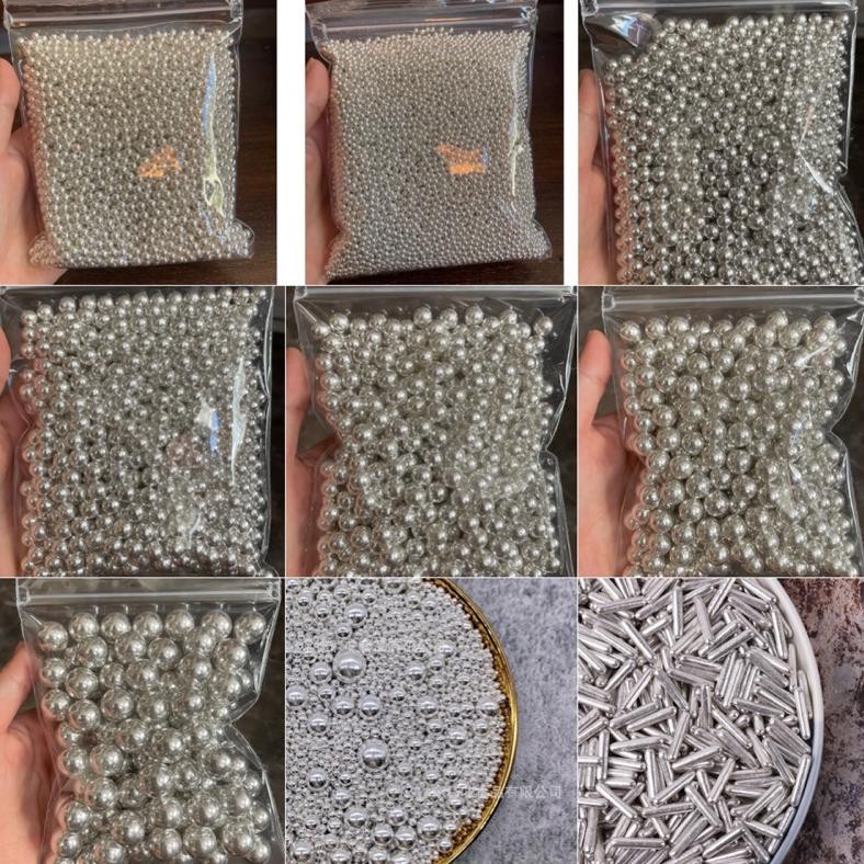 

Sprinkle Kue Silver Series 250GR / Sprinkle Edible Bisa Dimakan