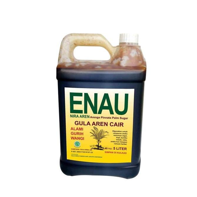 

Gula Aren Cair Organik Enau 100% Murni Nira Aren Kemasan 5 Liter