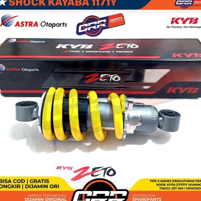 Sok Belakang Shockbreaker Kayaba Zeto MX King 150 MX New 135 Warna Kuning S Series With Adjuster Pen