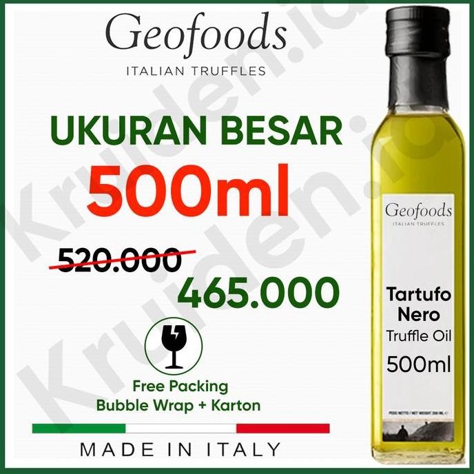 

Premium Black Truffle Oil 250 Ml Geofoods Imported Italy Tartufo Nero