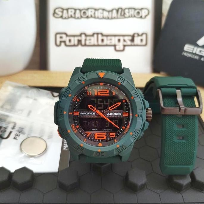Tersedia EIGER BAITOU Watch Jam Tangan Digital Analog ORIGIN