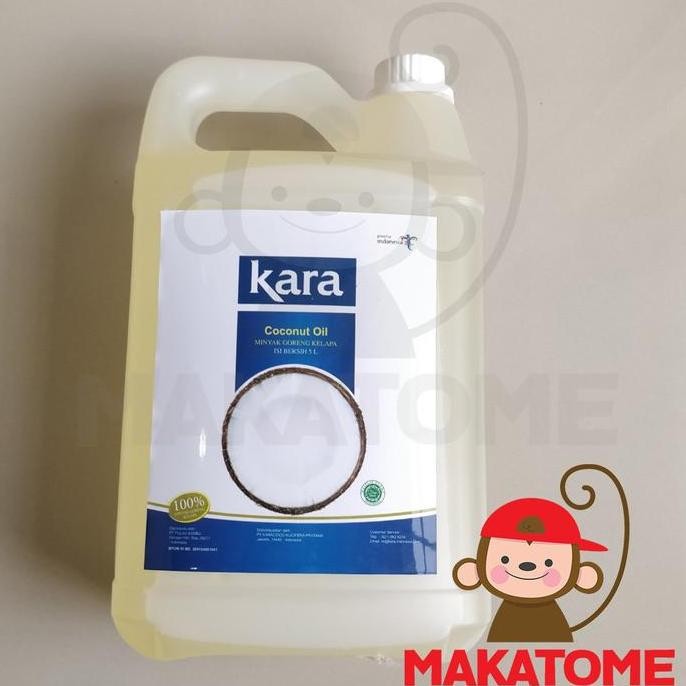 

Kara Coconut Oil 5L Minyak Goreng Kelapa 5 L 5000Ml 5000 Ml Liter