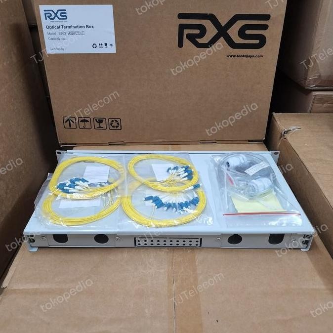 Otb 48 Core Lc / Odf Rack 48 Core Lc Lengkap Singlemode New Stok