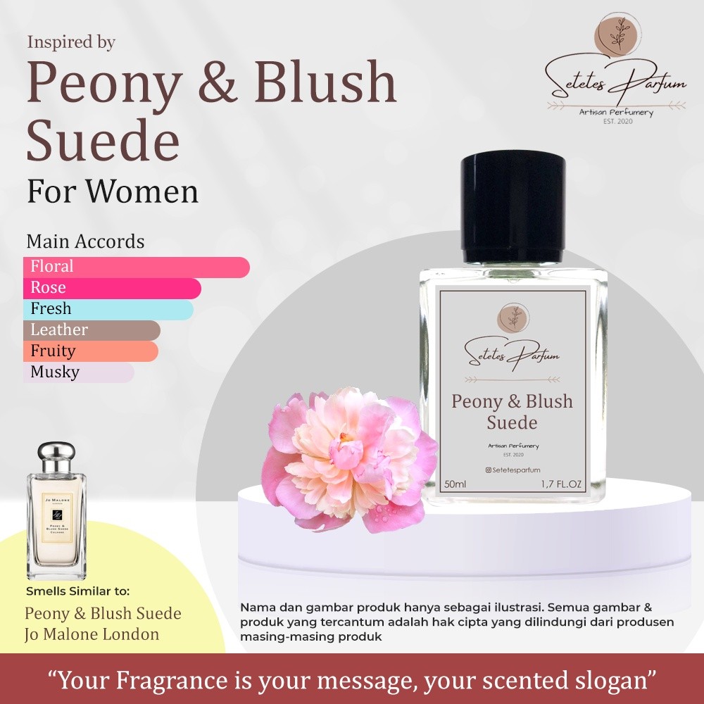 Setetes Parfum Peony & Blush Suede