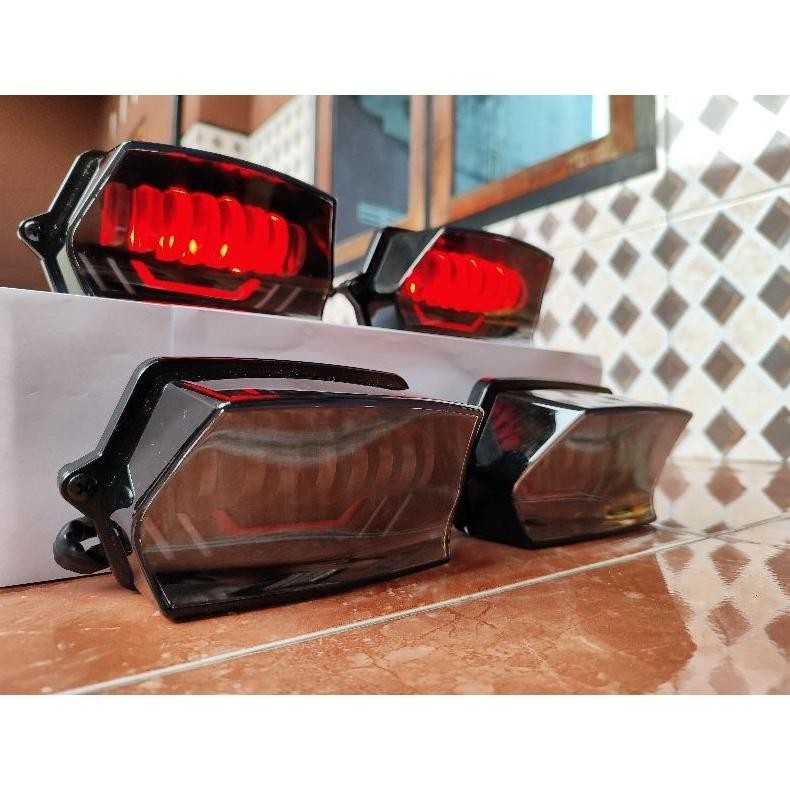demm stoplamp lampu belakang ninja r custom day stoplamp ninja ss day custom
