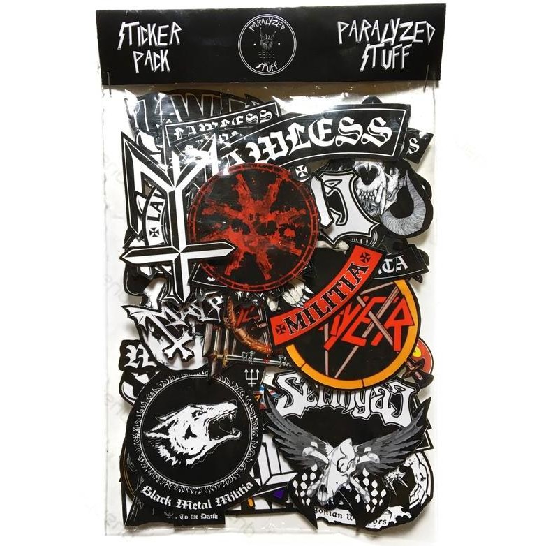 

32Pcs Stickerpack Unofficial Band Metal Lawless Maternal Seringai Co