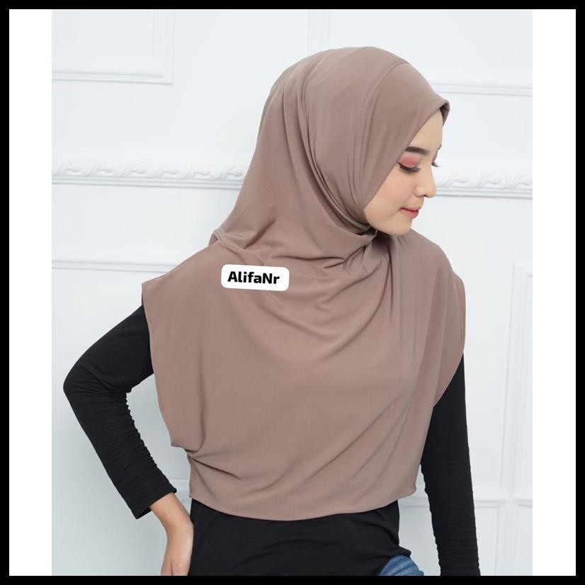 MONA - JILBAB SPORT OLAHRAGA || HIJAB BERGO ROMPI JERSEY || BERGO INSTAN OLGA CROP