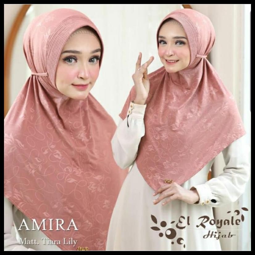 JILBAB INSTAN BERGO PED AMIRA EL ROYALE