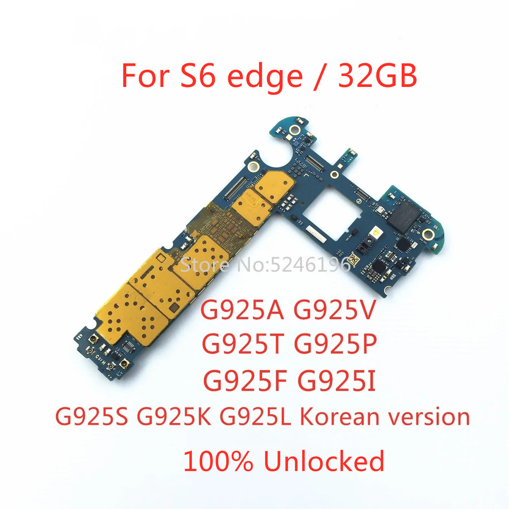 

1pcs 100% unlock motherboard untuk samsung galaxy s6 edge g925f g925i g925a g925v g925t g925p g925s