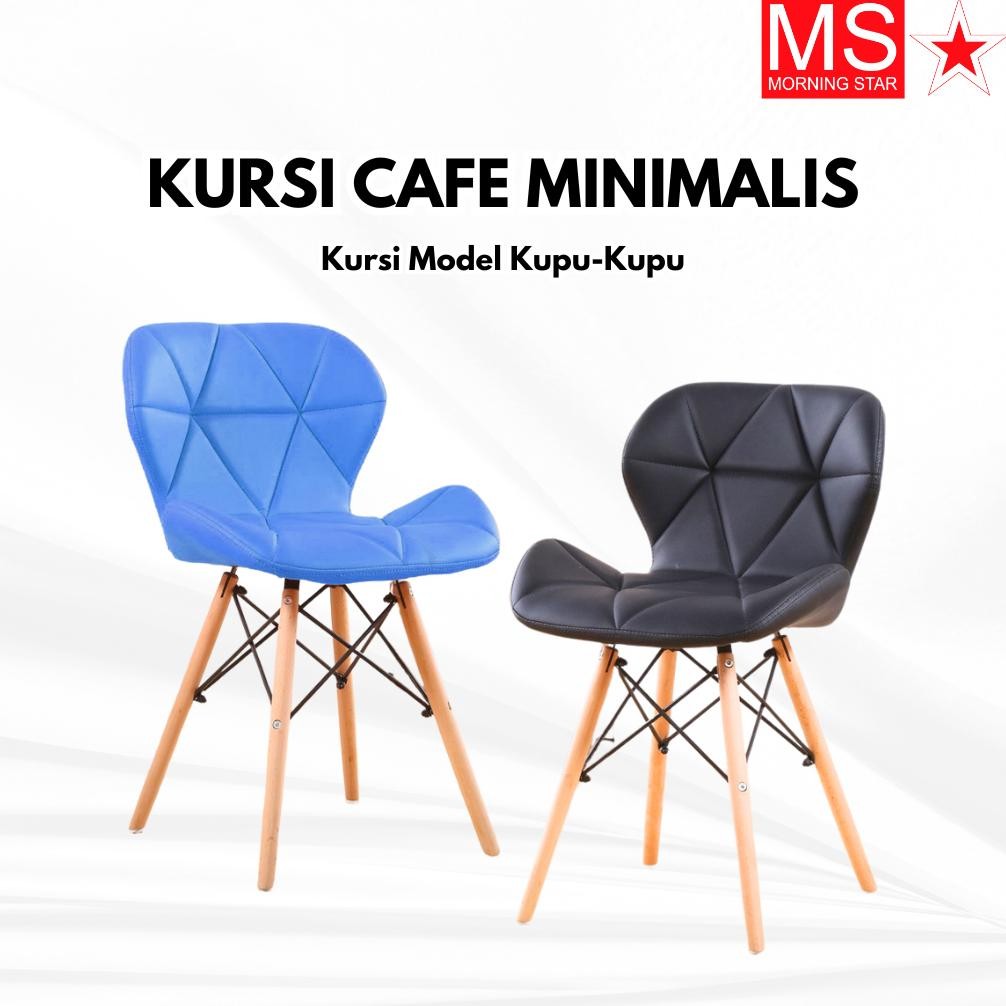 Kursi Cafe Minimalis Kursi Santai Ruang Tamu Kursi Makan Bahan Busa Tebal Y9A1