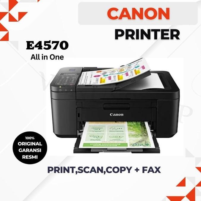 Canon Printer Pixma E4570 All In One New Stok