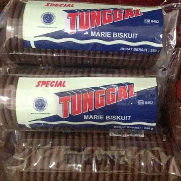 

Biskuit marie tunggal gosong tutung spesial 250 gr Biskuit Marie over baked