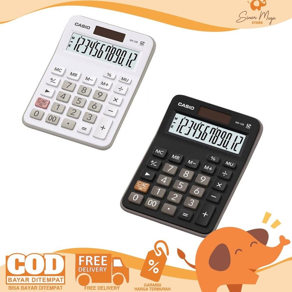 

Casio Calculator Desktop / Kalkulator Meja Kantor Office MX 12B