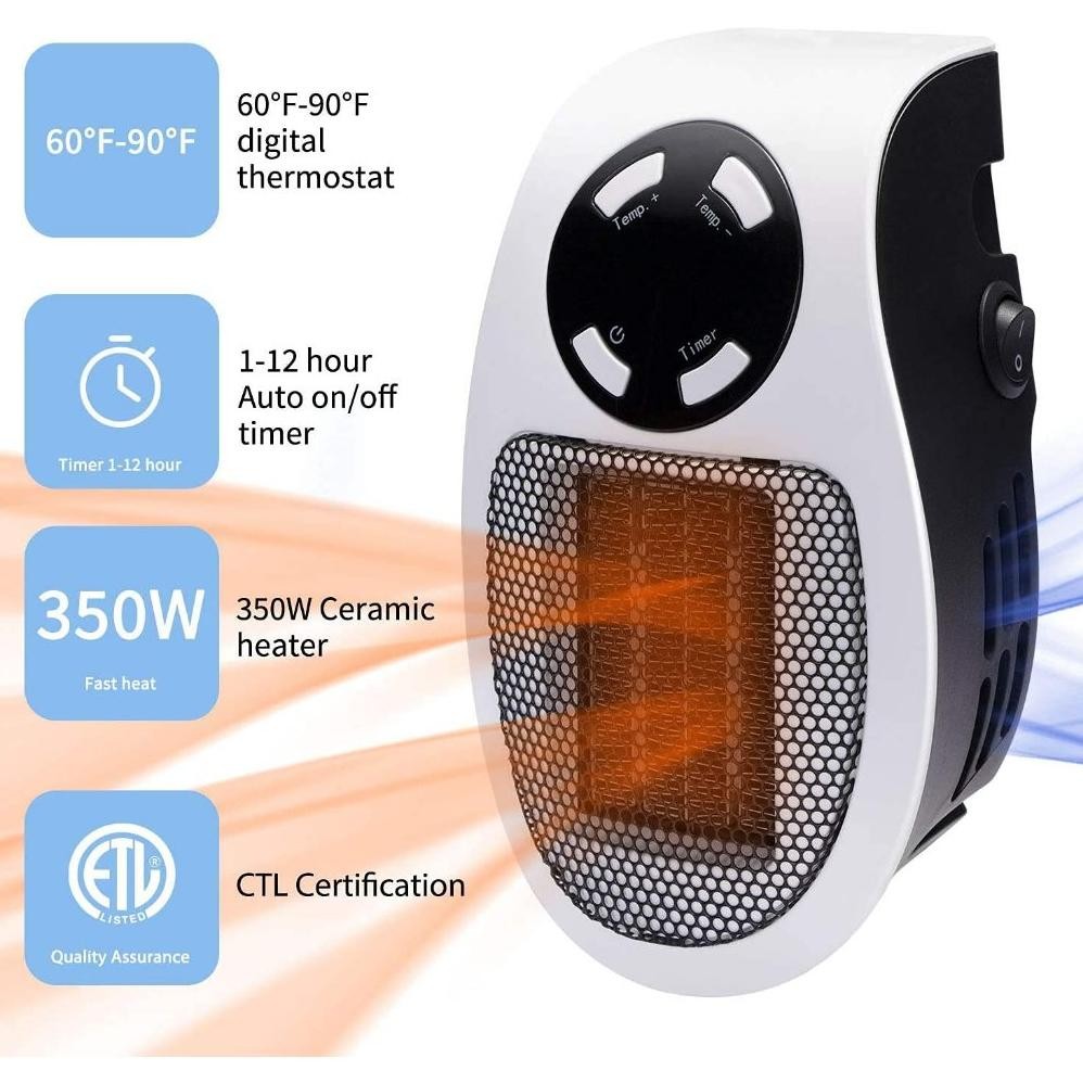 Heater Portable Alat pemanas Ruangan /Alat penghangat Suhu Ruangan Premium