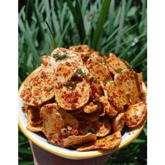 

CIKRUH BAROKAH 500gr Keripik Basreng Kripik Basreng Daun Jeruk Bumbu Melimpah