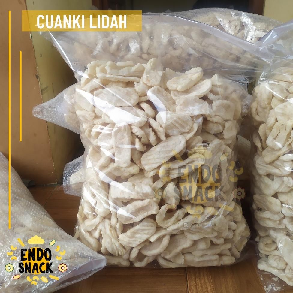 

500 Pcs CUANKI LIDAH 1 Bal Cuanki Batagor Khas Garut Pelengkap Baso Aci, Seblak, Mie Instan